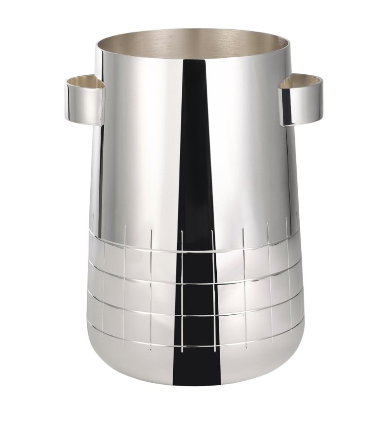 Christofle Christofle Silver-Plated Graphik Wine Cooler With Chillers