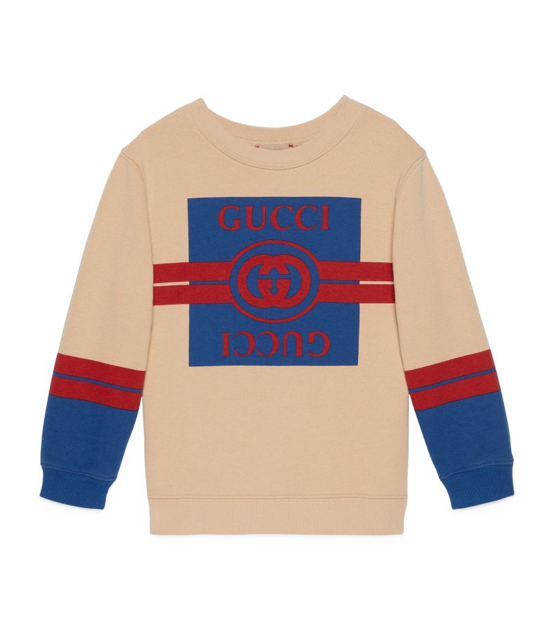 Gucci Gucci Kids Cotton Interlocking G Sweatshirt (4-12 Years)