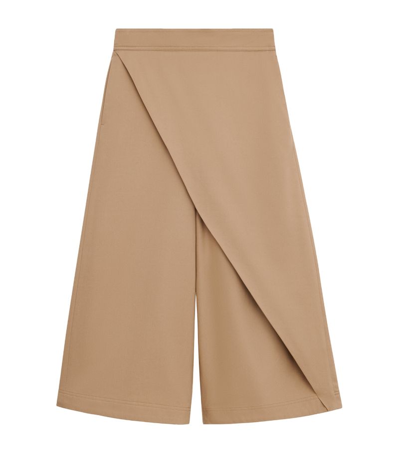 Loewe Loewe Wrapped Cropped Wide-Leg Trousers