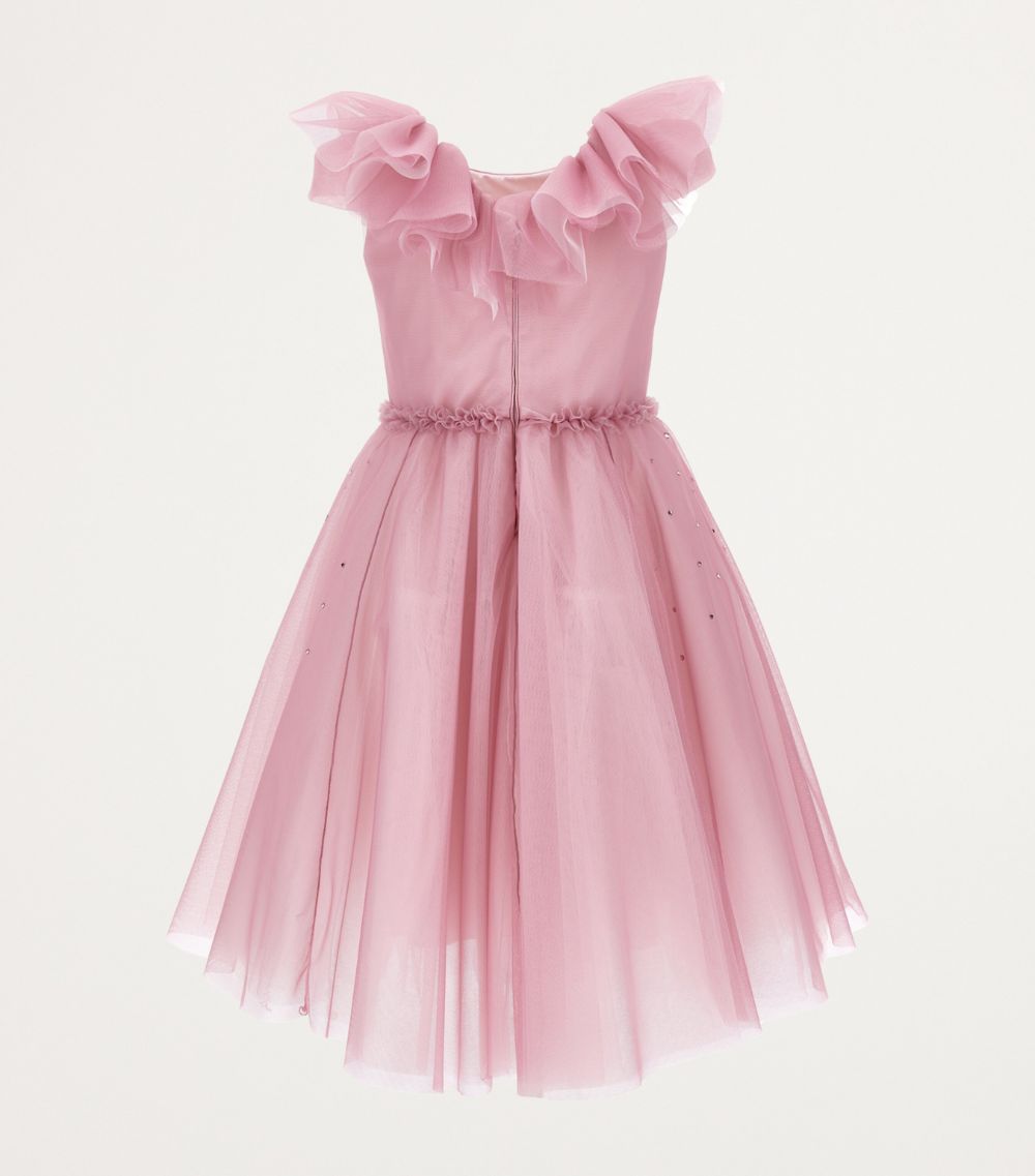 Monnalisa Monnalisa Rhinestone Tulle Dress (4-14 Years)