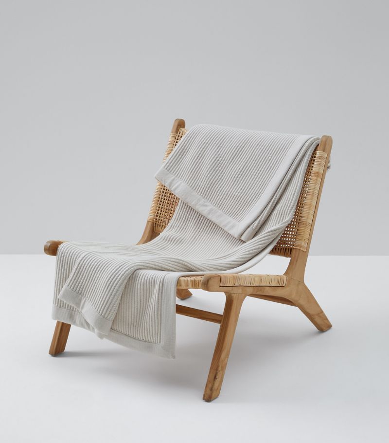 Brunello Cucinelli Brunello Cucinelli Cashmere Knit Throw (150cm x 200cm)