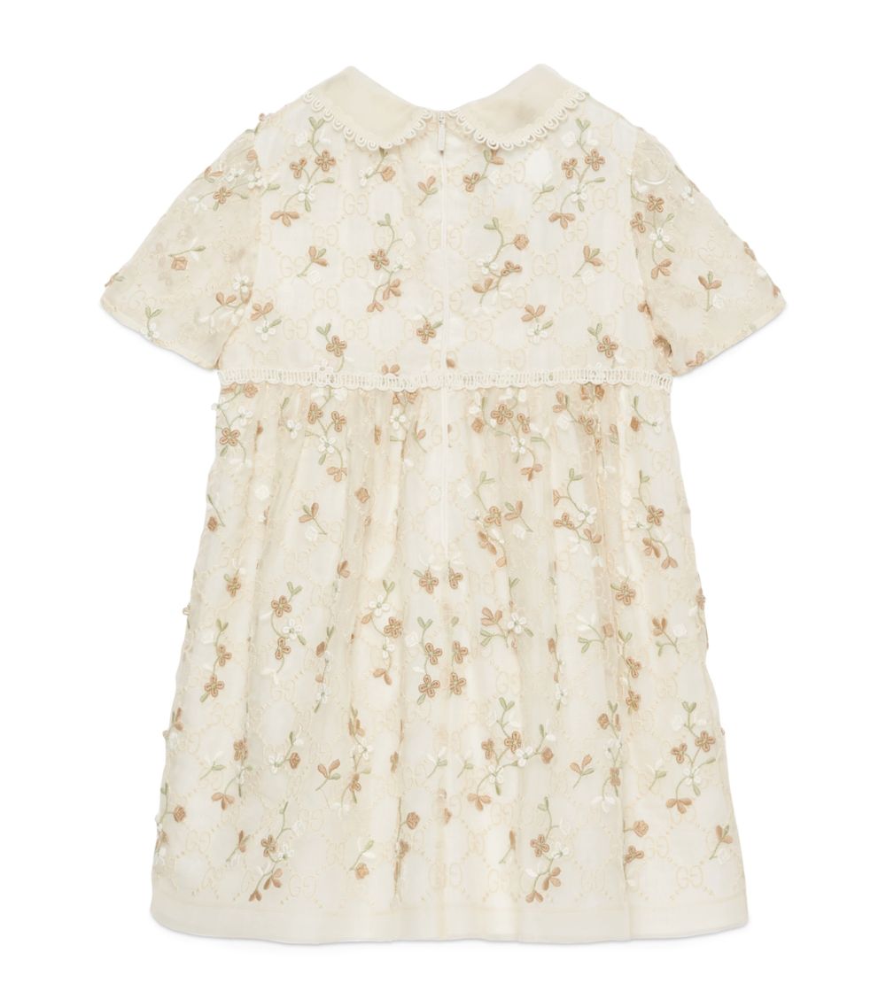 Gucci Gucci Kids Silk Floral Dress