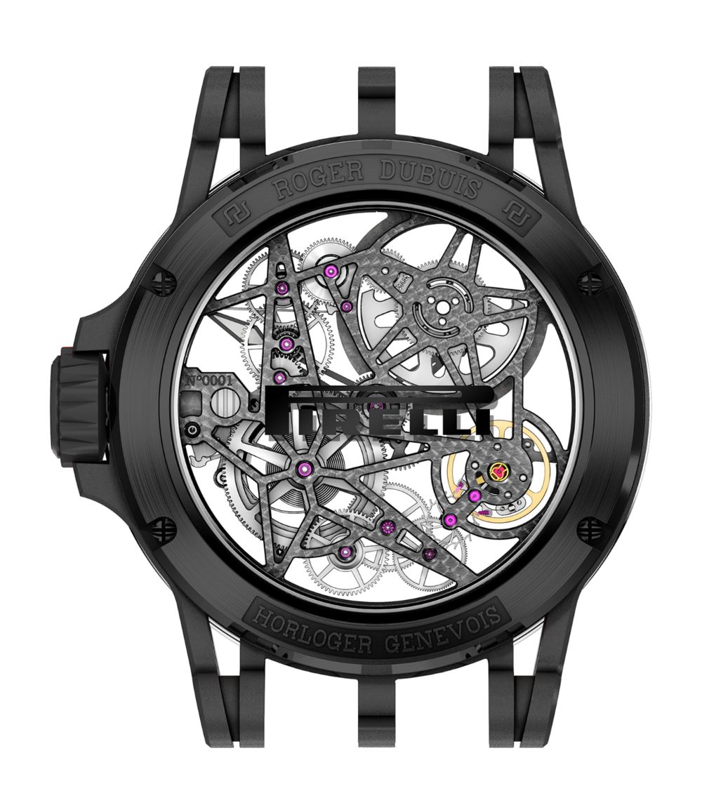 Roger Dubuis Roger Dubuis X Pirelli Titanium Excalibur Spider Watch 45Mm
