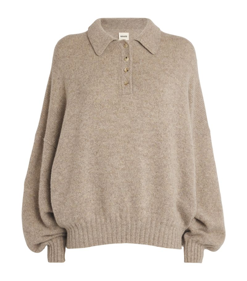 Khaite Khaite Cashmere Rene Polo Sweater