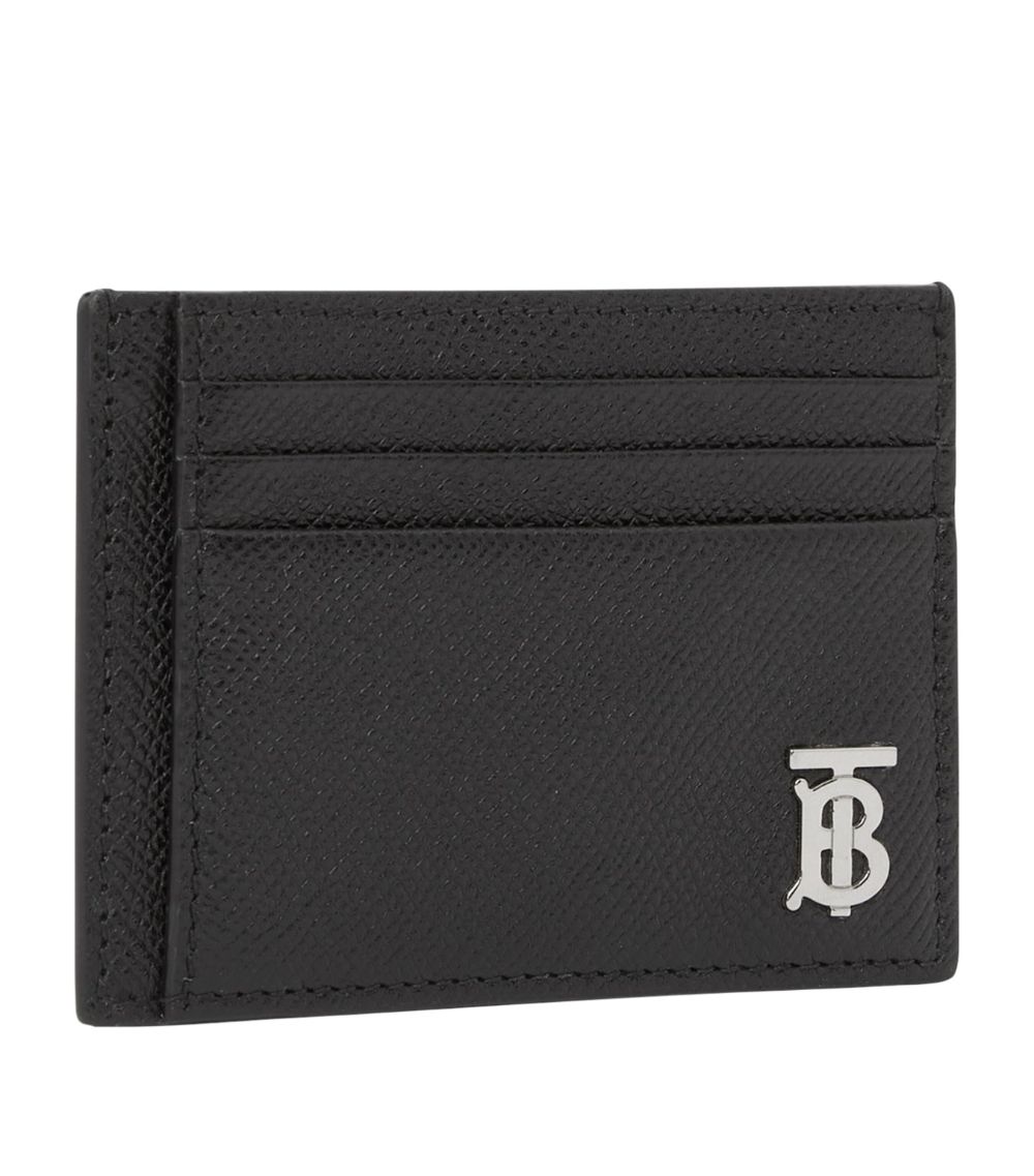 Burberry Burberry Leather Money Clip Card Holder