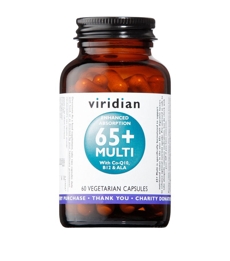 Viridian Viridian Enhanced Absorption 65+ Multi With Co-Q10, B12 & Ala (60 Capsules)
