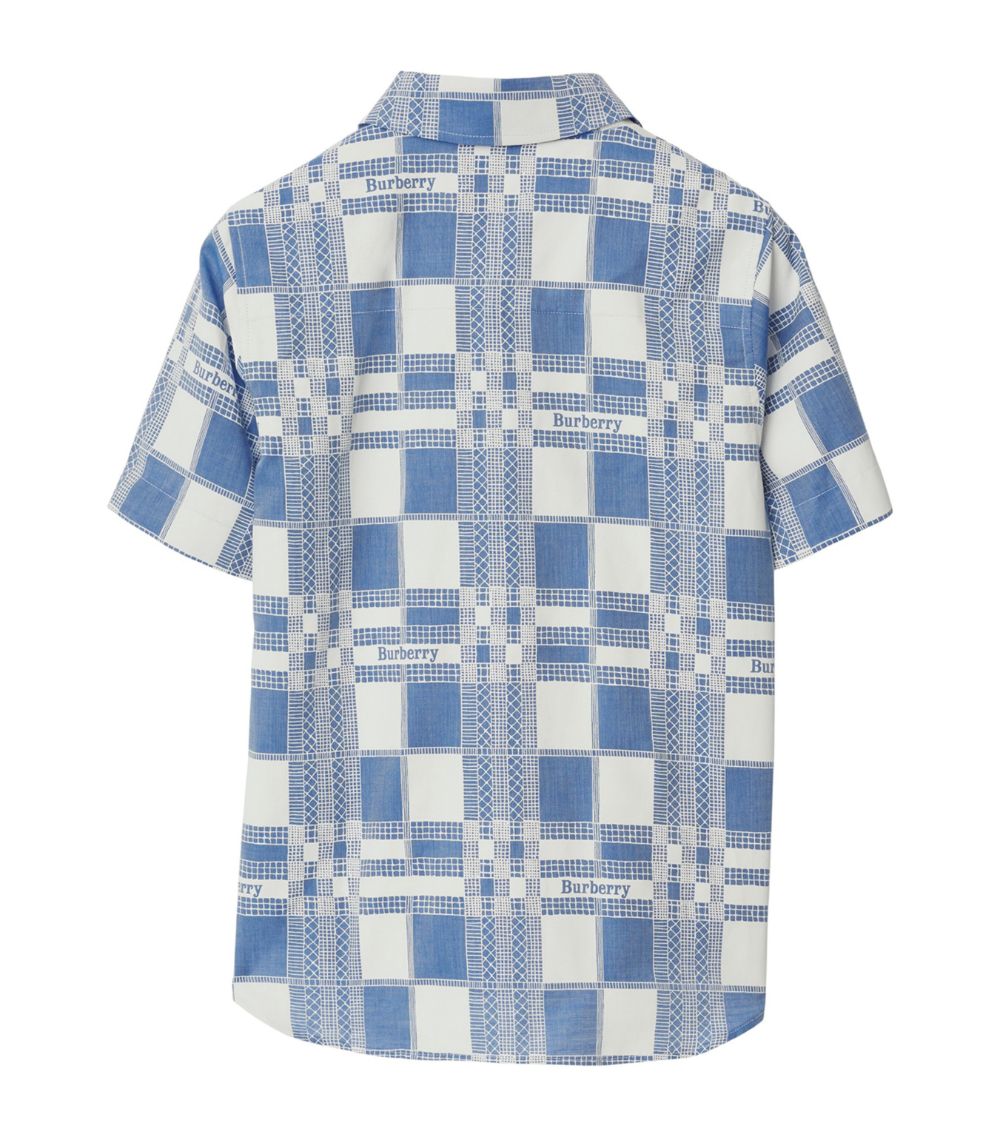 Burberry Burberry Kids Check Logo Shirt (3-14 Years)