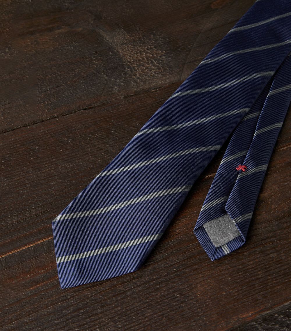 Brunello Cucinelli Brunello Cucinelli Silk Striped Tie