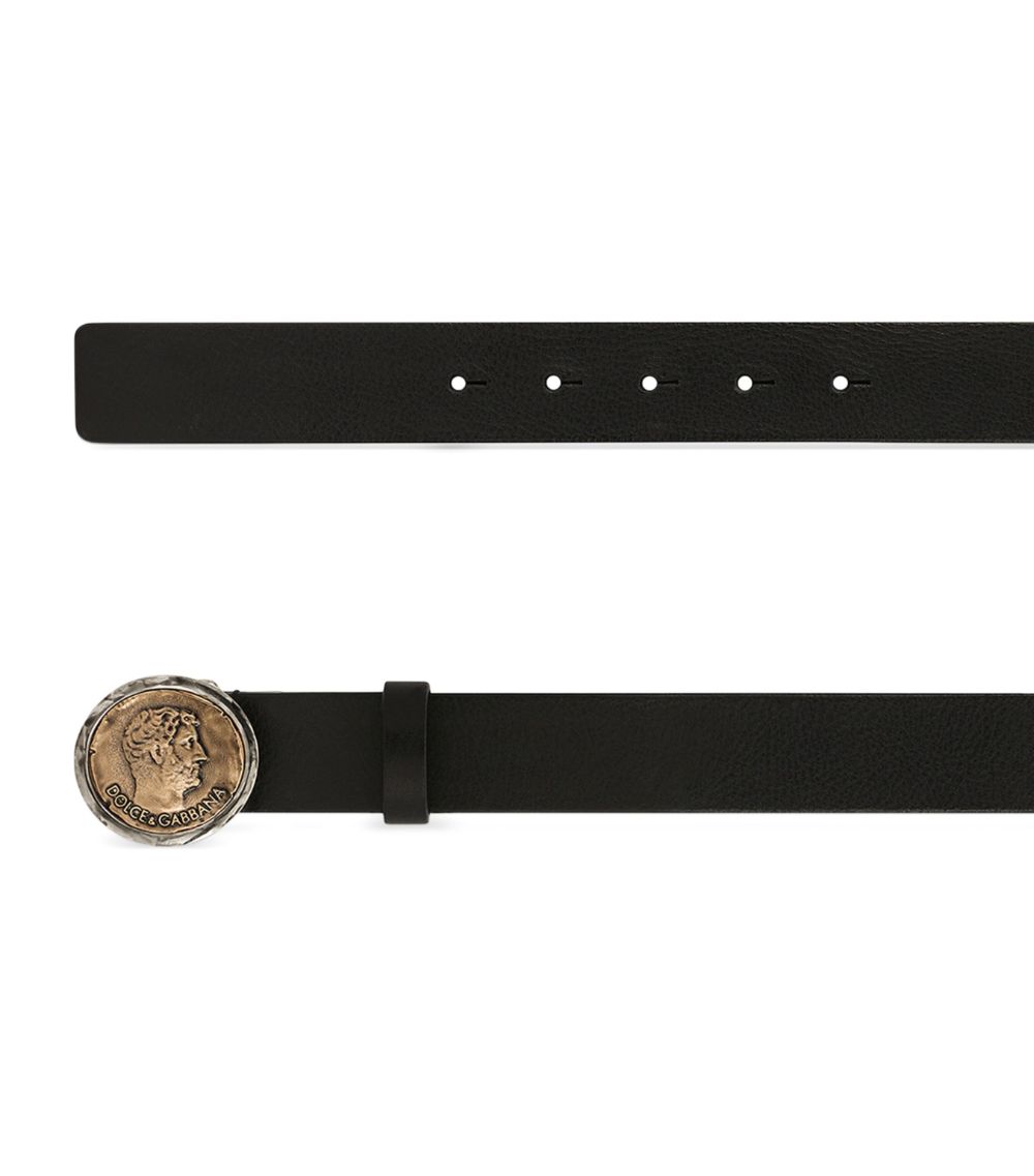 Dolce & Gabbana Dolce & Gabbana Calfskin Coin Belt