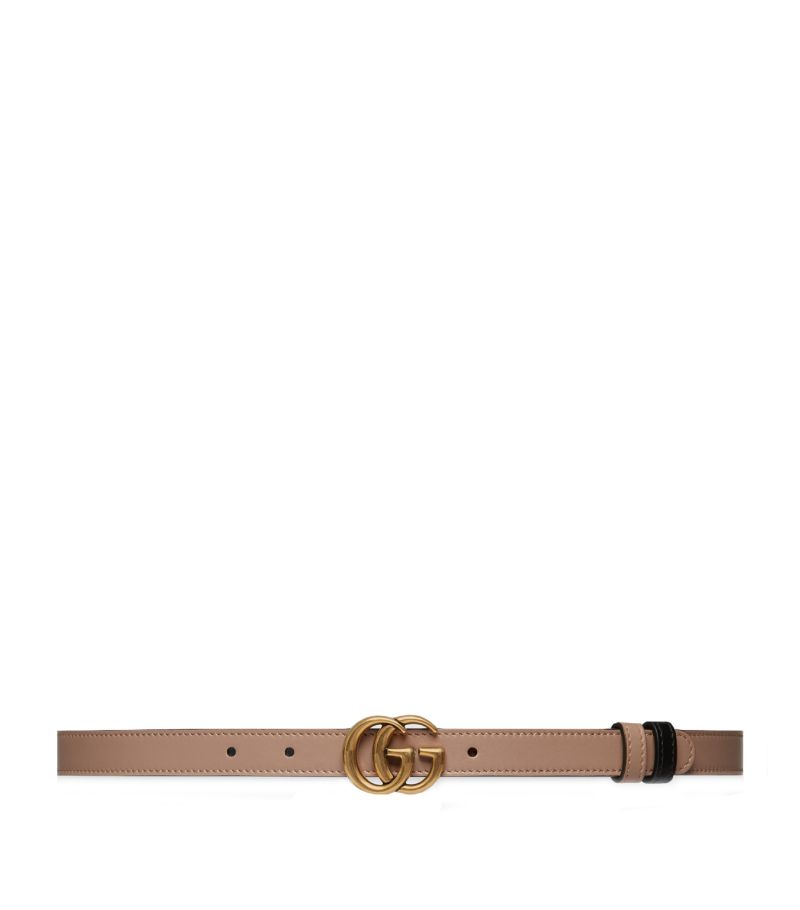 Gucci Gucci Gg Marmont Reversible Thin Belt