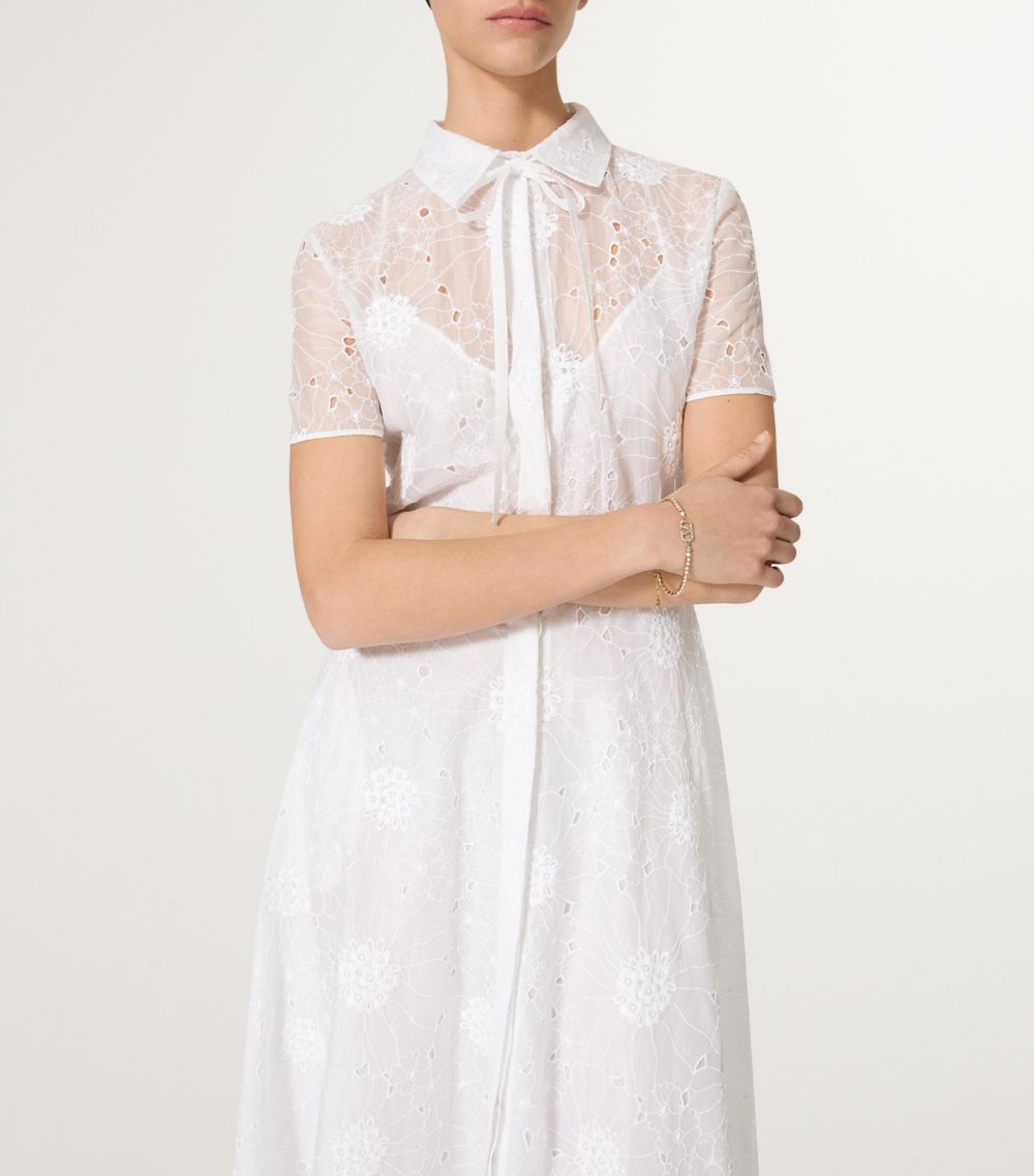 VALENTINO GARAVANI Valentino Garavani Cotton Lace Midi Dress