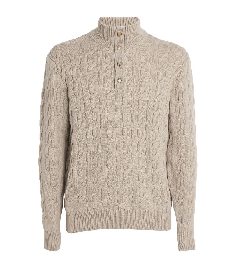 Ralph Lauren Purple Label Ralph Lauren Purple Label Cashmere Cable-Knit Sweater