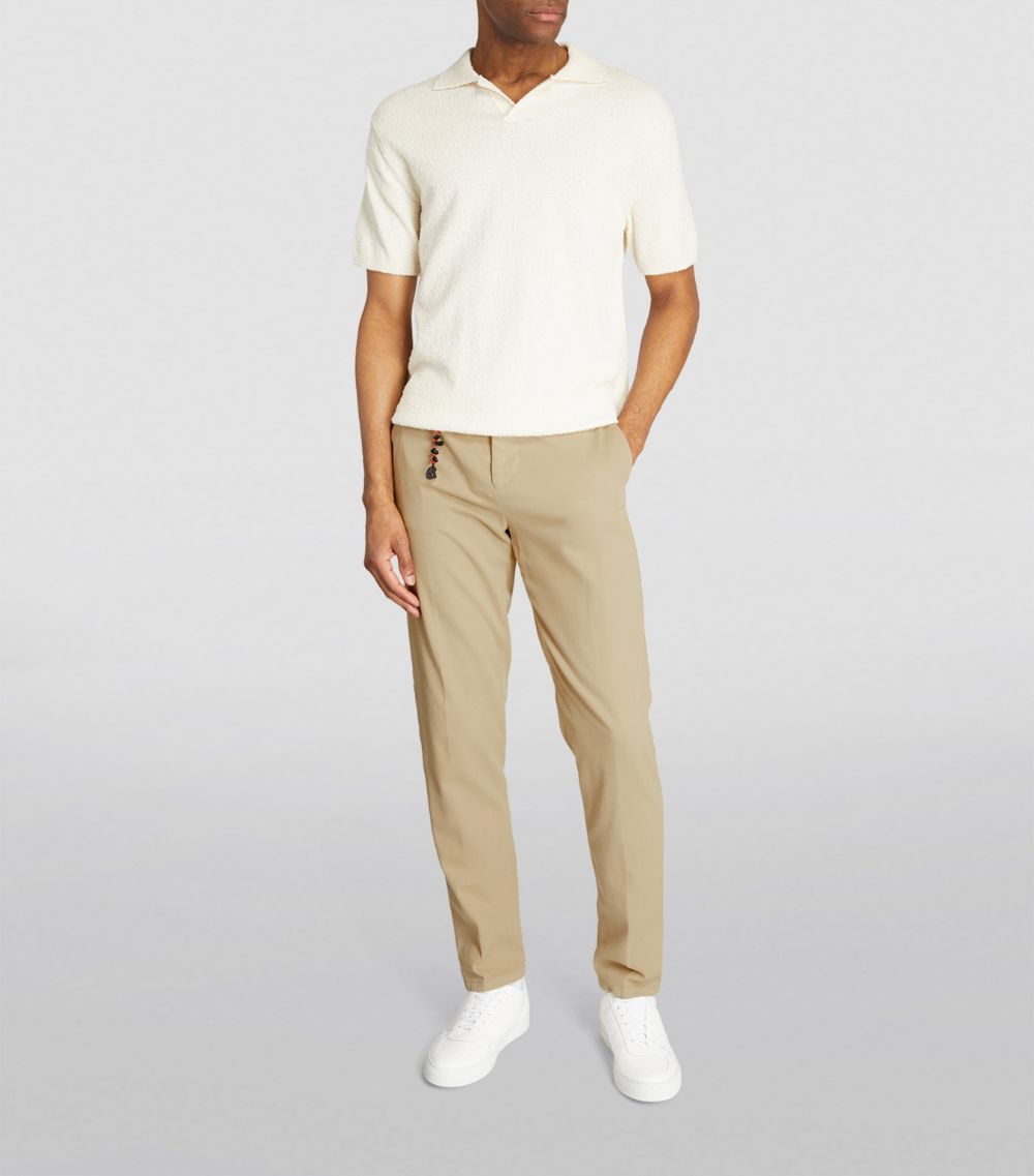 Marco Pescarolo Marco Pescarolo Cotton-Silk Slim Trousers