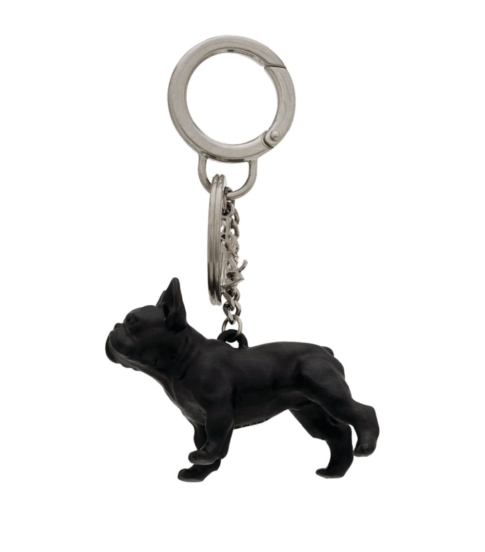 Saint Laurent Saint Laurent Bulldog Keychain