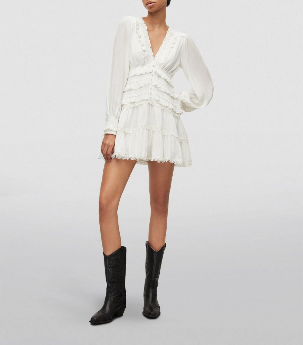 Allsaints Allsaints Cotton Zora Mini Dress