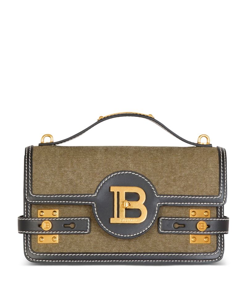 Balmain Balmain Canvas B-Buzz 24 Shoulder Bag