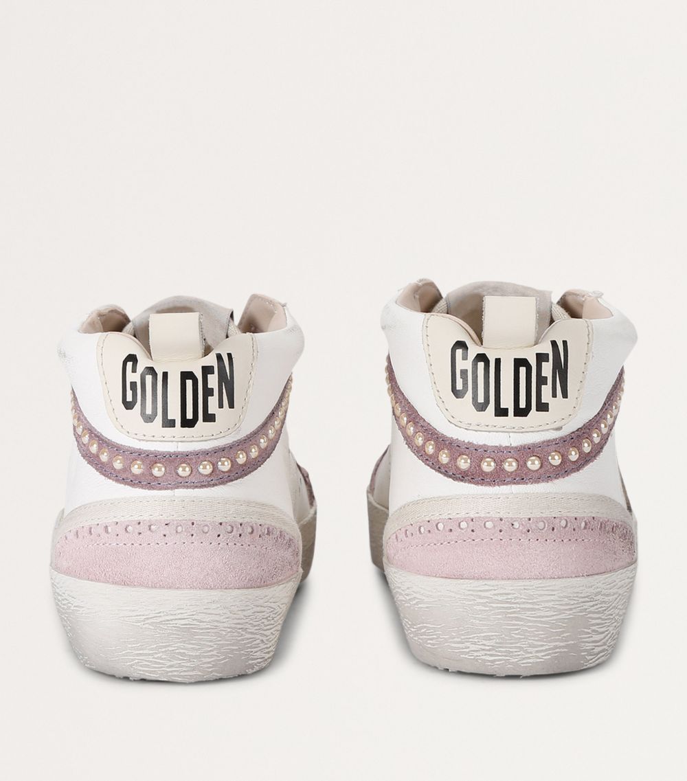 Golden Goose Golden Goose Leather Mid Star Sneakers