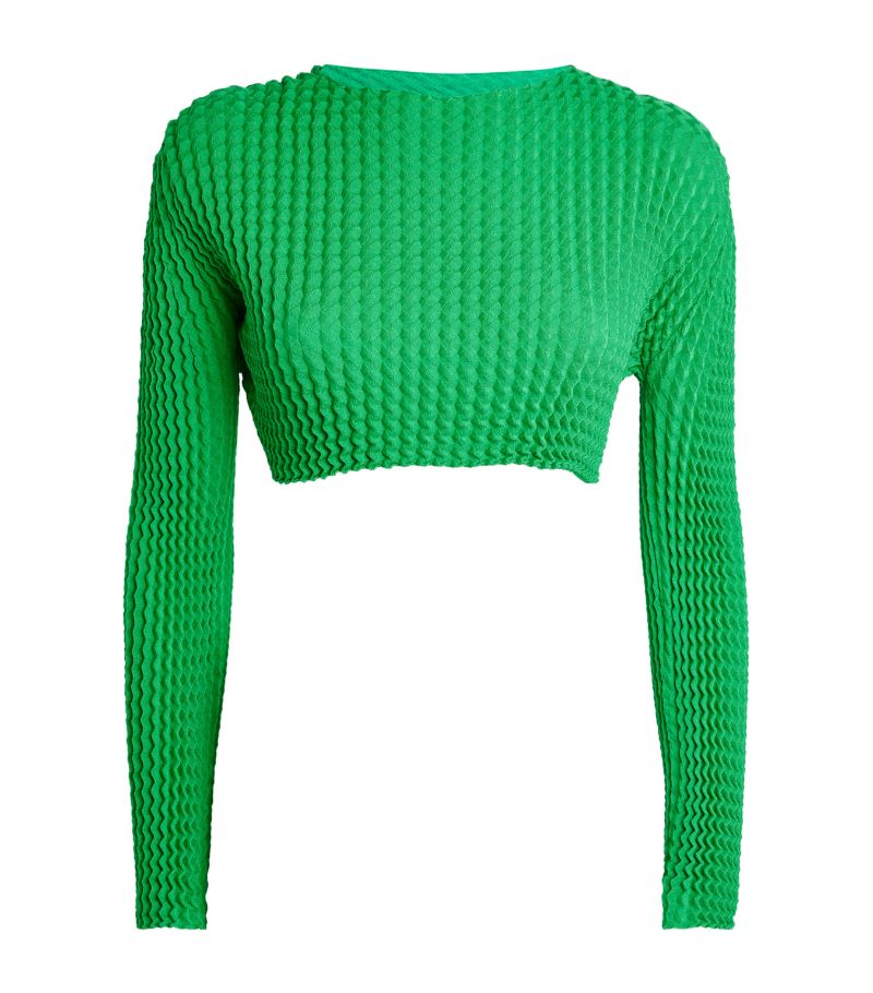 Issey Miyake Issey Miyake Spongy Crop Top