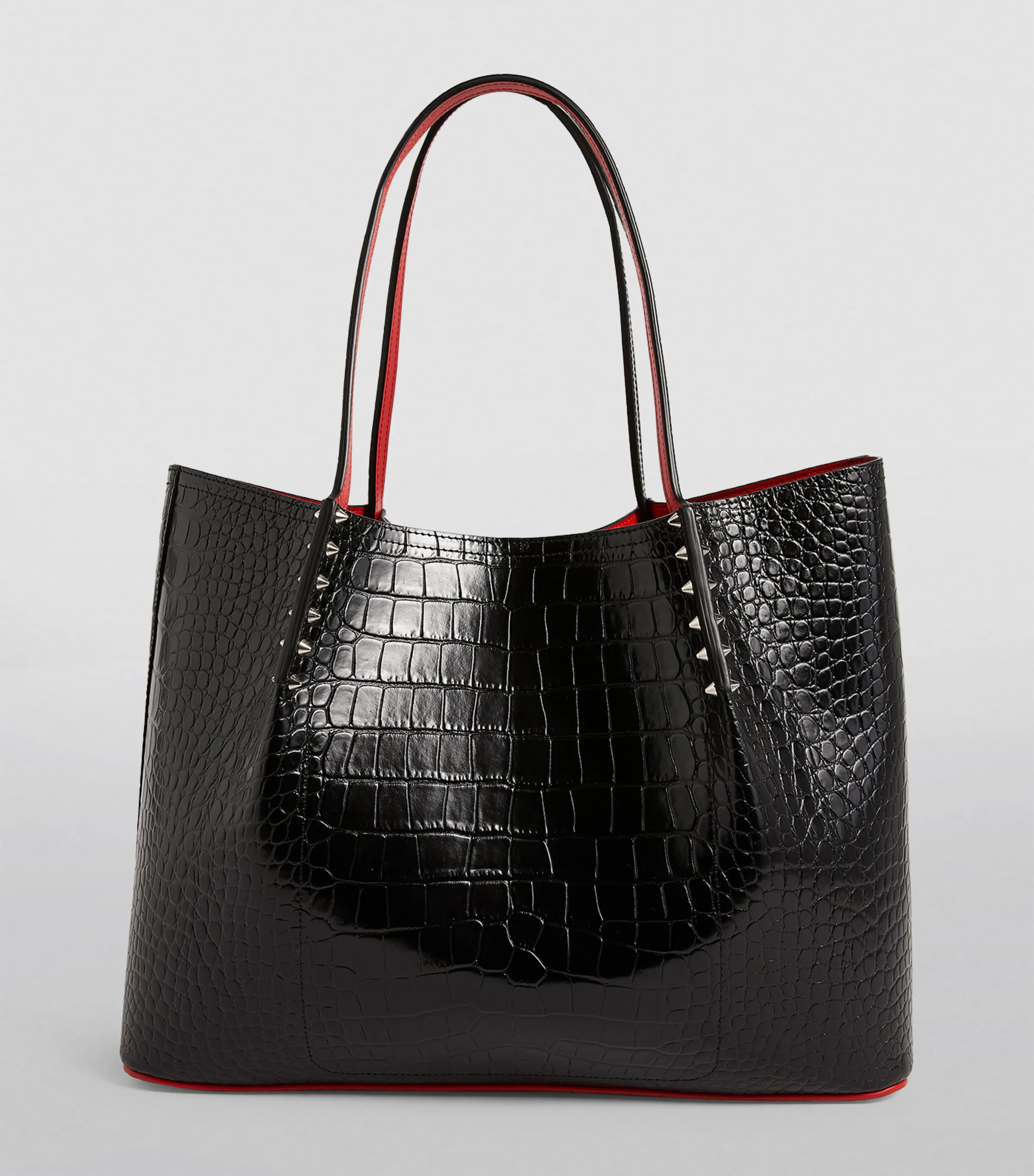 Christian Louboutin Christian Louboutin Cabarock Large Croc-Embossed Leather Cabarock Tote Bag