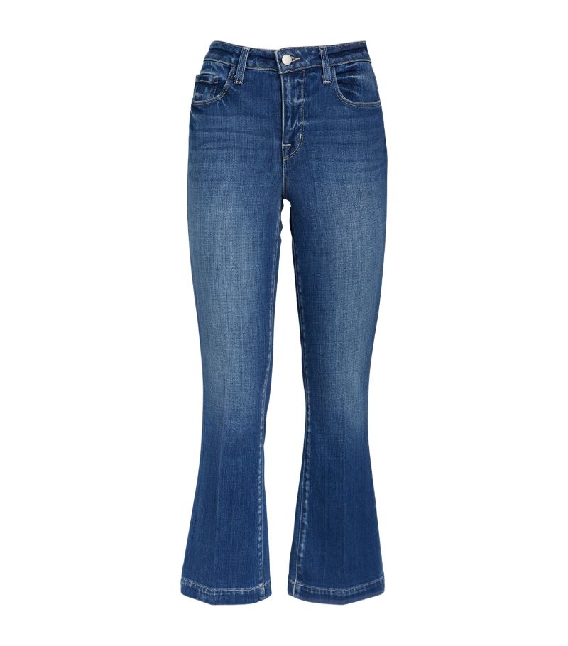 L'Agence L'Agence Ali High-Rise Cropped Flare Jeans
