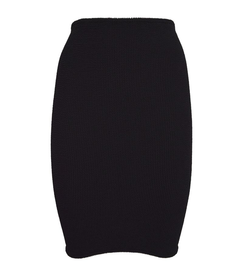 Hunza G Hunza G Crinkle Mini Skirt