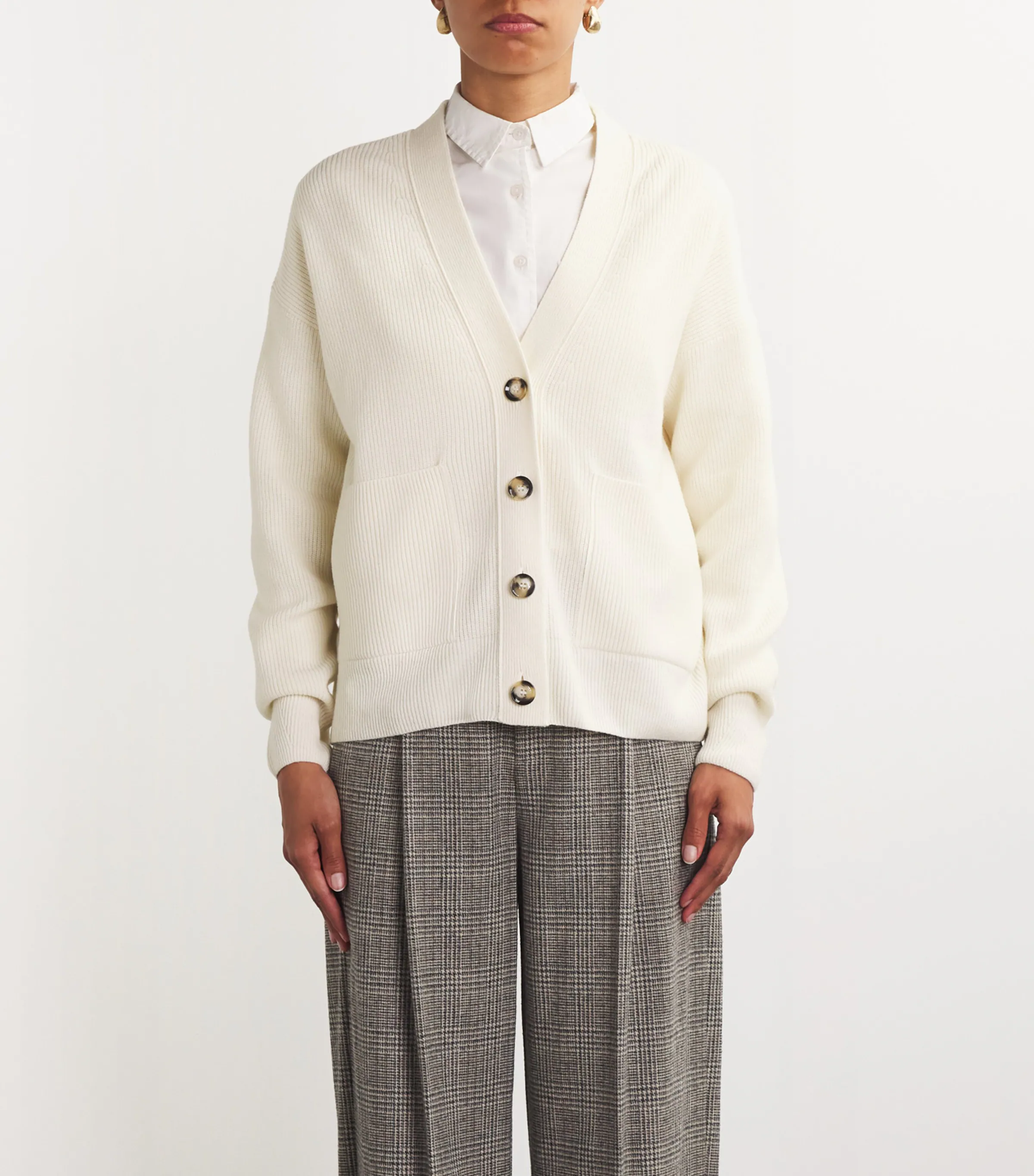 Falke Falke Virgin Merino Wool-Cashmere Cardigan