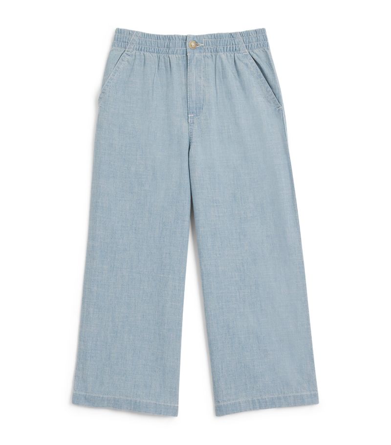 Ralph Lauren Kids Ralph Lauren Kids Cotton Wide-Leg Trousers (2-6+ Years)