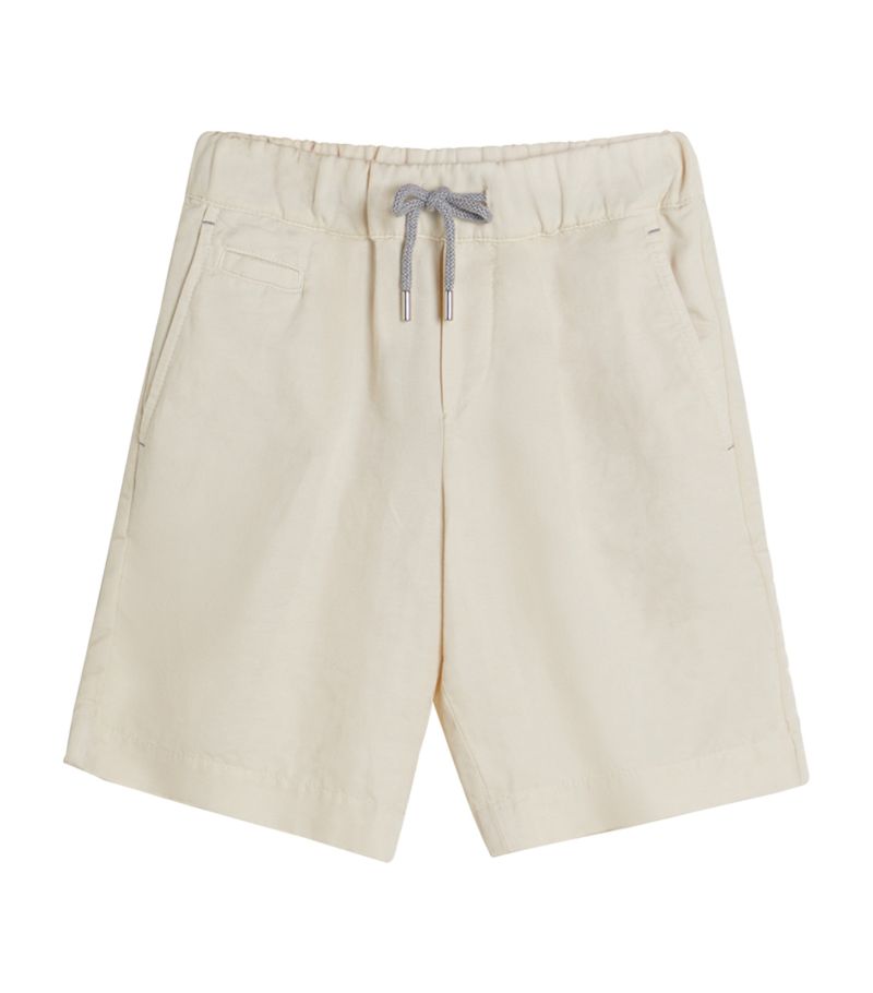 Brunello Cucinelli Kids Brunello Cucinelli Kids Linen-Cotton Bermuda Shorts (4-12+ Years)