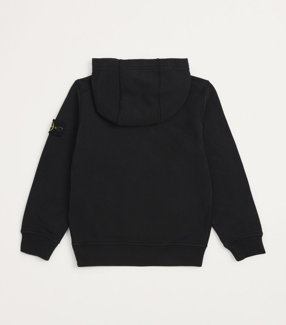 Stone Island Junior Stone Island Junior Cotton Logo Hoodie (4-14 Years)