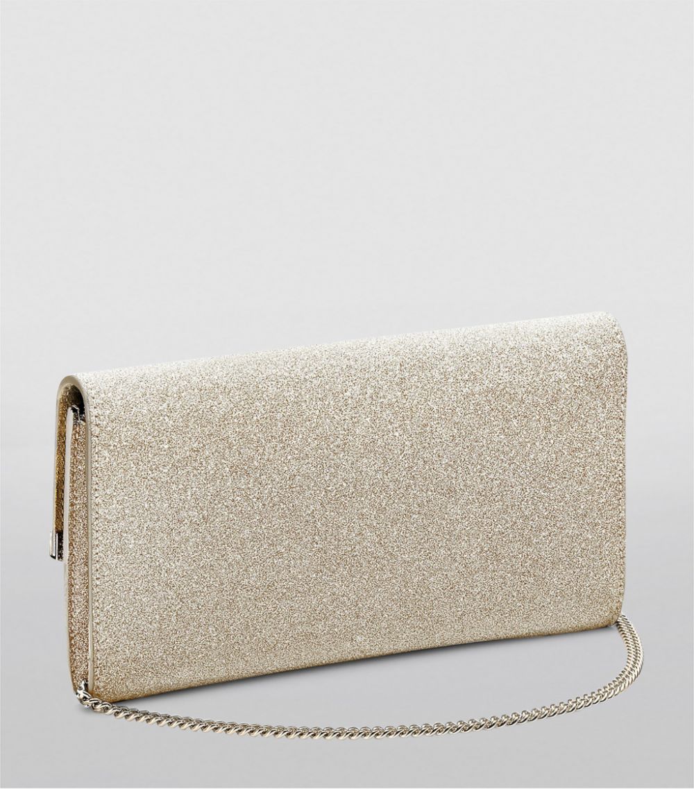 Jimmy Choo Jimmy Choo Glitter Emmie Clutch Bag