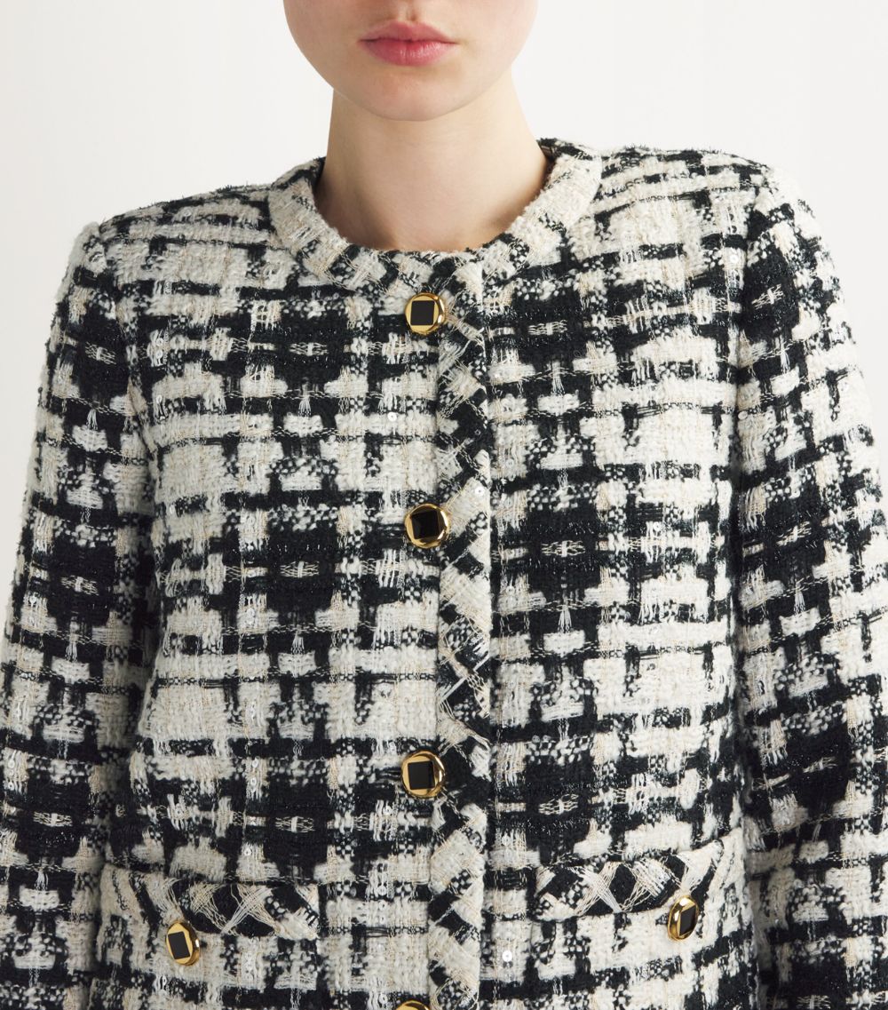 St. John St. John Tweed Embellished Jacket