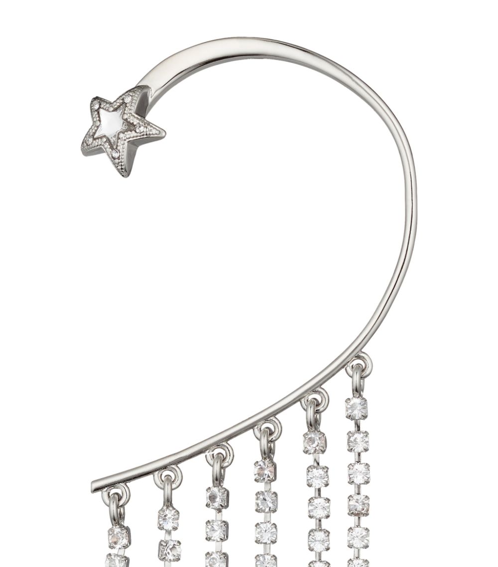 Jimmy Choo Jimmy Choo Crystal-Embellished Single Ear Cuff