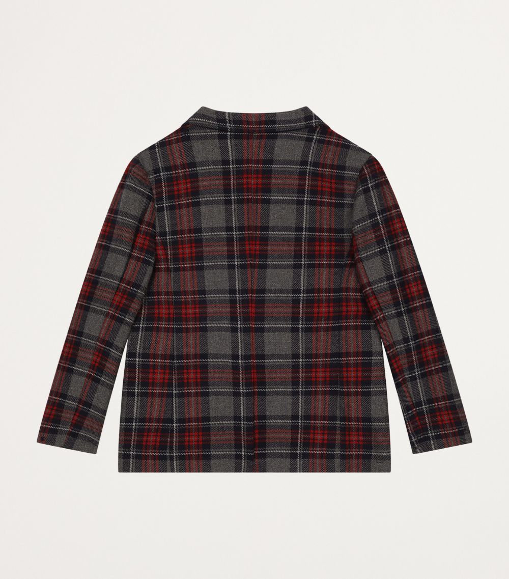 Dolce & Gabbana Dolce & Gabbana Kids Wool-Blend Tartan Blazer (8-12+ Years)