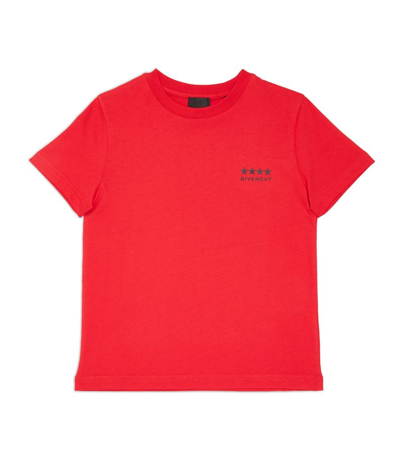 Givenchy Givenchy Kids Cotton Star Logo T-Shirt (4-12+ Years)