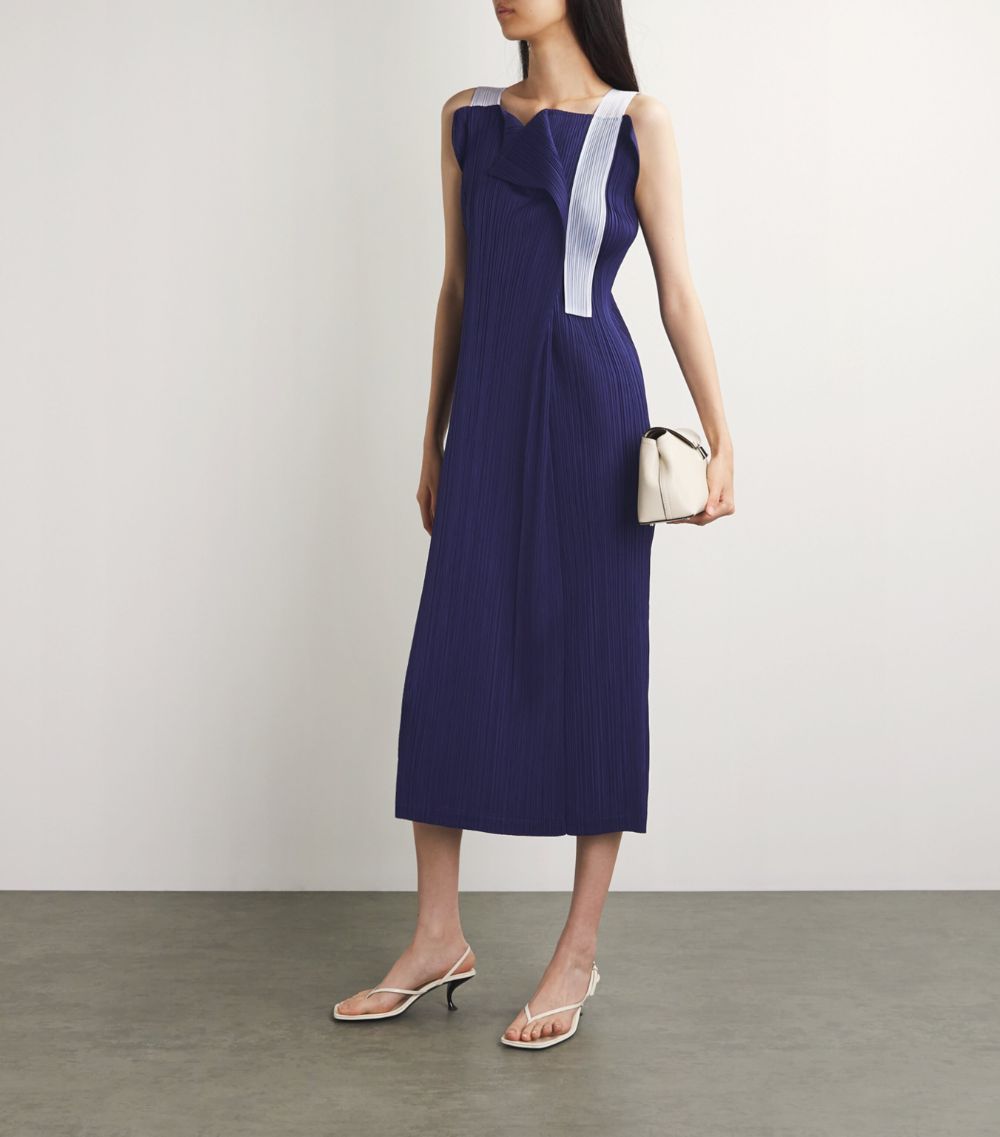 Pleats Please Issey Miyake Pleats Please Issey Miyake Pleated Comet Midi Dress