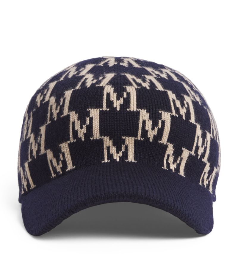 Max Mara Max Mara Cashmere Monogram Cap