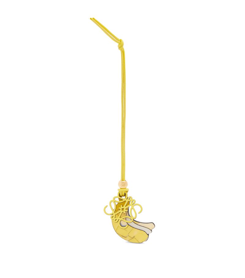 Loewe Loewe X Paula'S Ibiza Leather-Blend Banana Charm