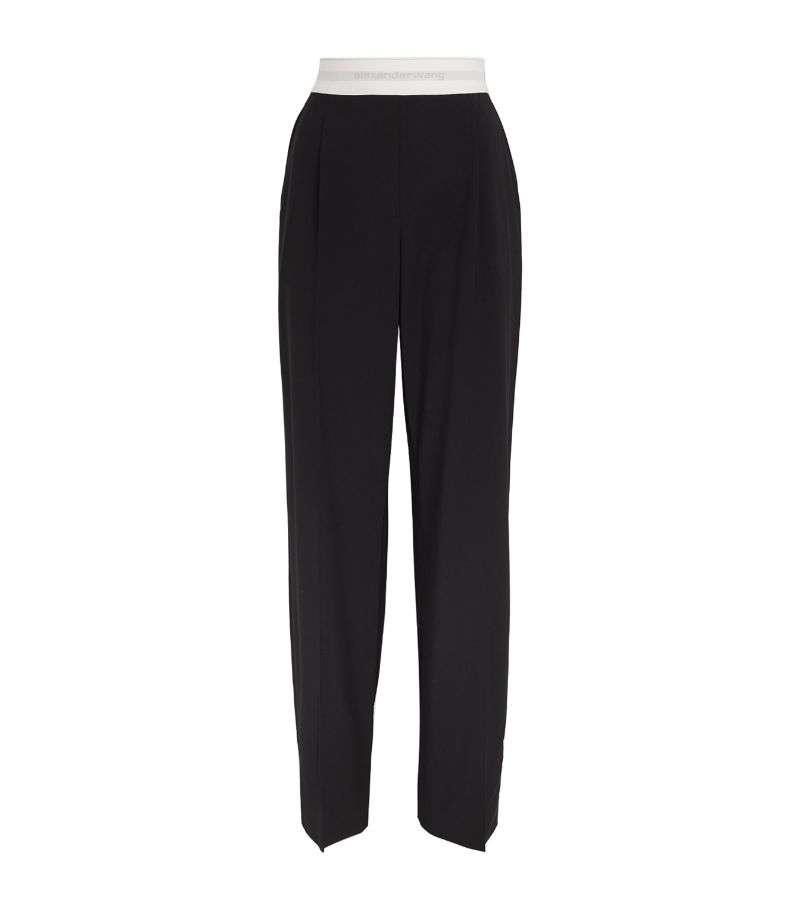 Alexander Wang Alexander Wang Elasticated High-Rise Tailored Trousers