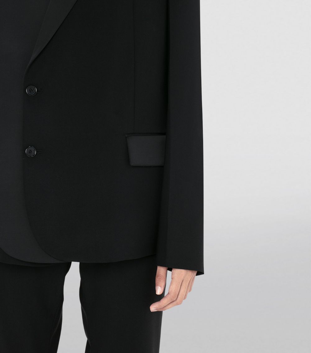 Jw Anderson Jw Anderson Virgin Wool Asymmetric Blazer