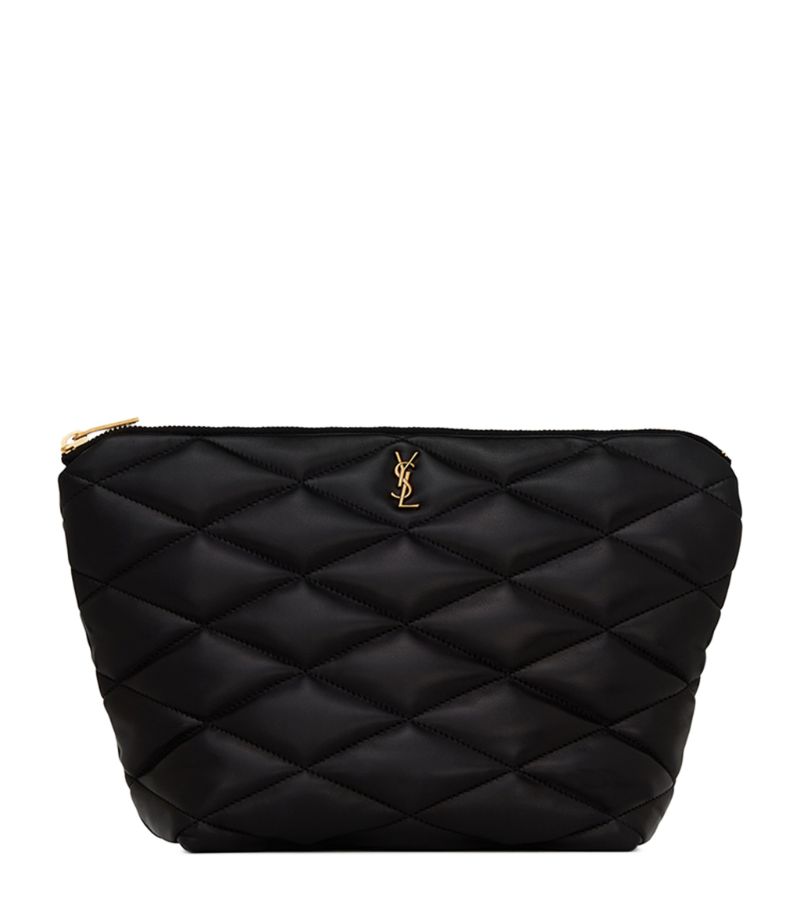 Saint Laurent Saint Laurent Quilted Monogram Pouch