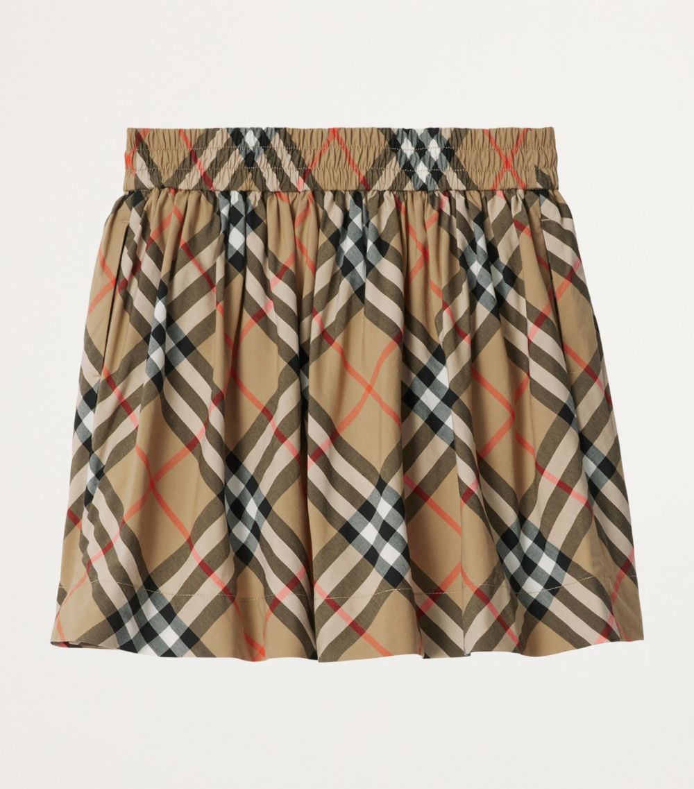 Burberry Burberry Kids Cotton Check Skirt (3-12 Years)