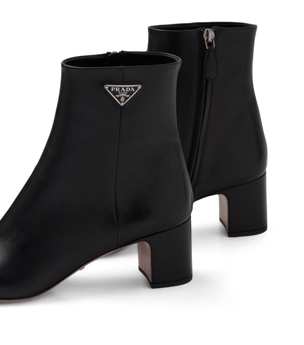 Prada Prada Leather Ankle Boots 55