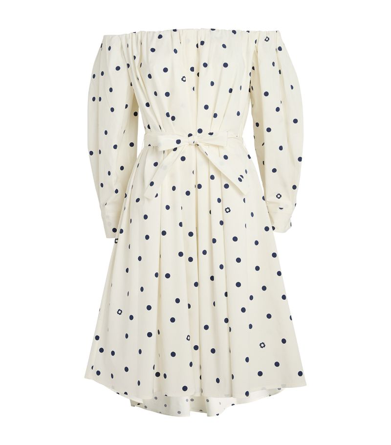  Maje Polka-Dot Mini Dress