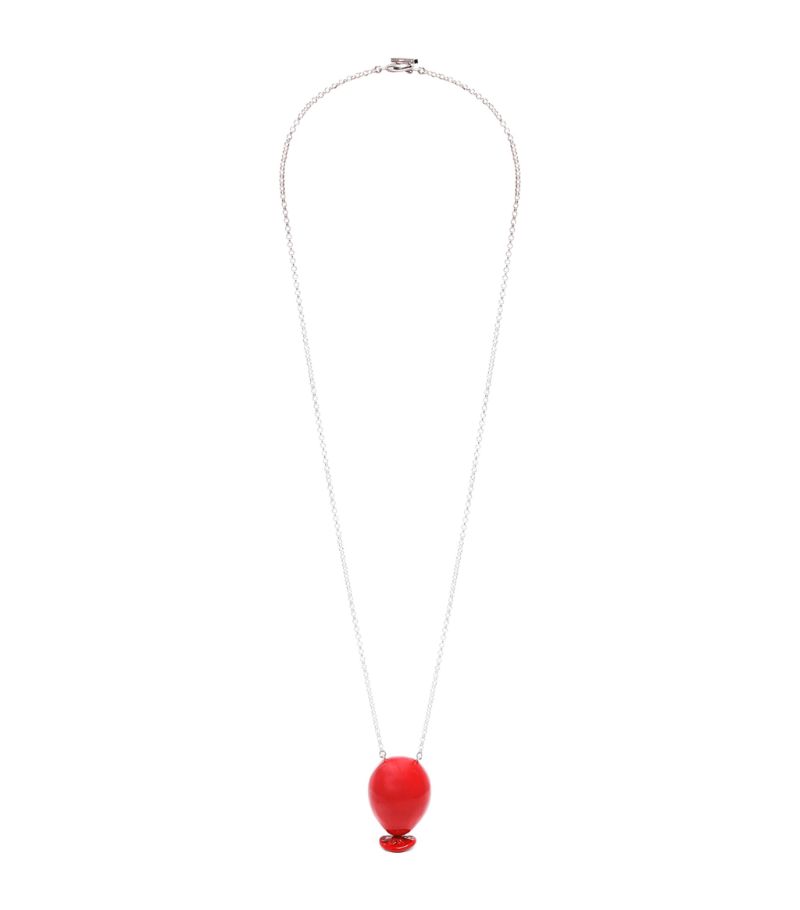 Loewe Loewe Sterling Silver Balloon Necklace