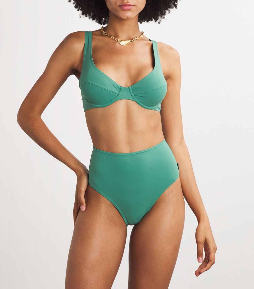  Shan High-Waist Bikini Bottoms