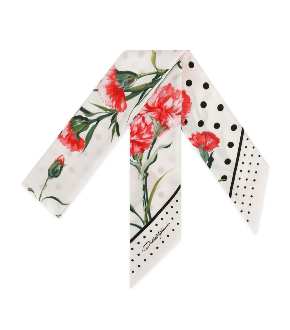 Dolce & Gabbana Dolce & Gabbana Silk Floral Scarf