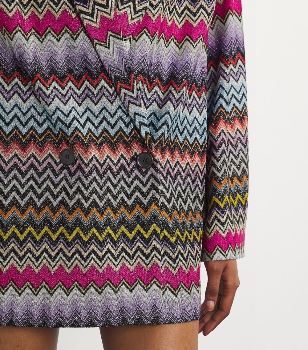 Missoni Missoni Chevron Print Double-Breasted Blazer