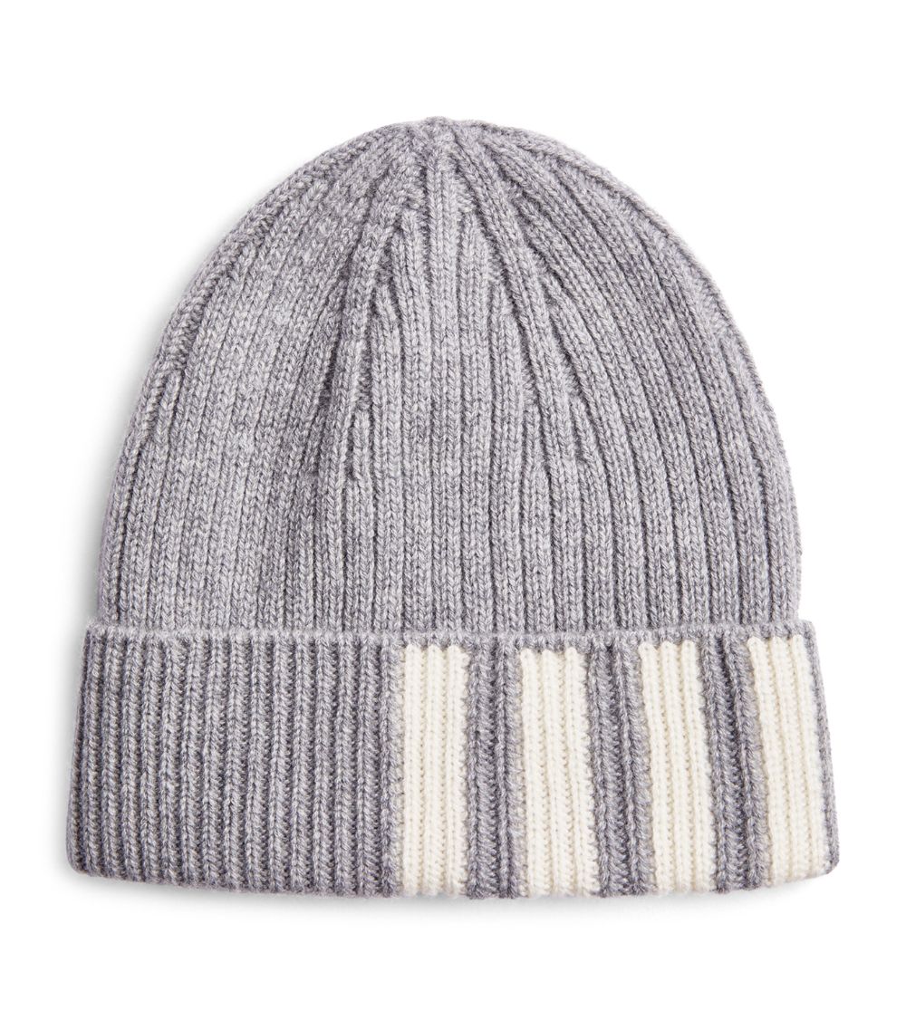 Thom Browne Thom Browne Cashmere 4-Bar Beanie