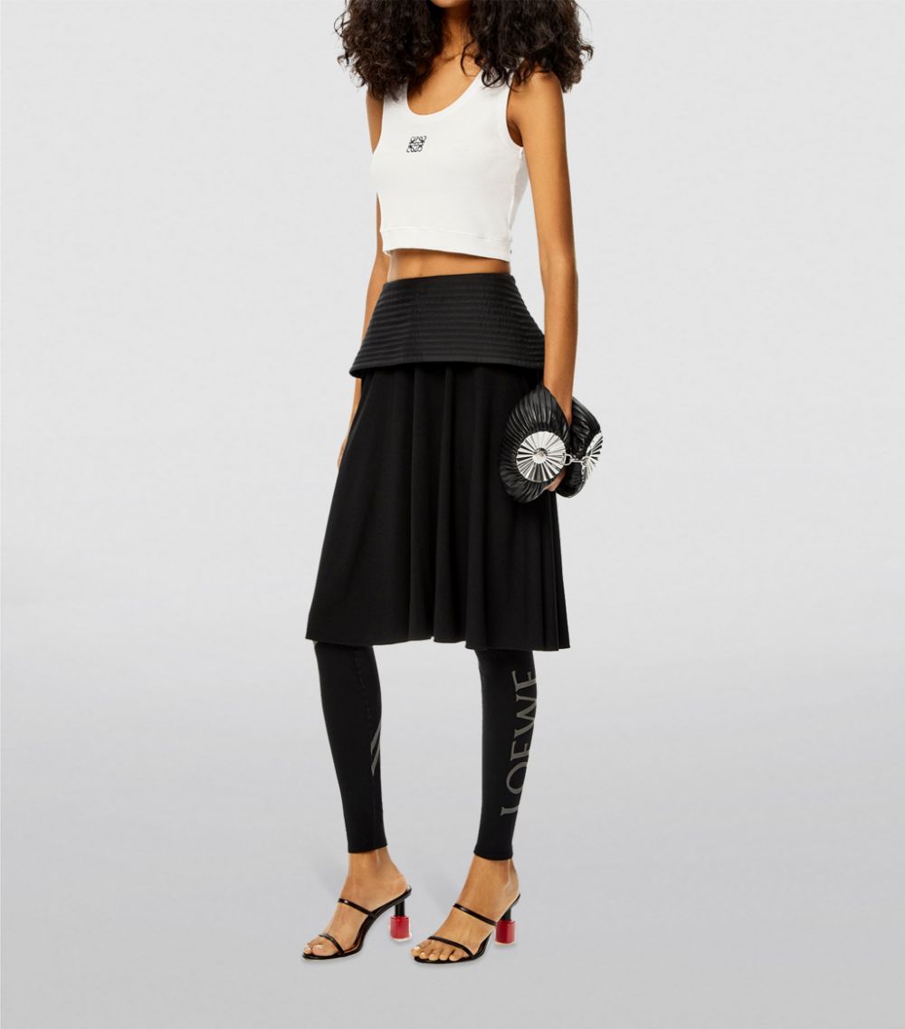 Loewe Loewe Embroidered Cropped Tank Top