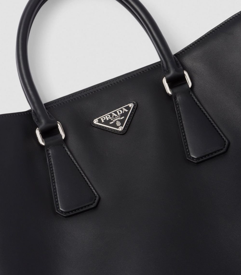 Prada Prada Leather Tote Bag